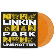 Load image into Gallery viewer, Linkin Park - Unshatter Film Soundtrack (Live In Sao Paulo) - Citrus Vinyl LP Record