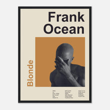 Load image into Gallery viewer, Frank Ocean - Blonde - Framed Poster - Bondi Records