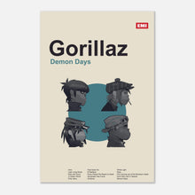 Load image into Gallery viewer, Gorillaz - Demon Days - Poster - Bondi Records