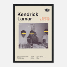 Load image into Gallery viewer, Kendrick Lamar - Good Kid, M.A.A.D City - Framed Poster - Bondi Records