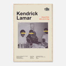 Load image into Gallery viewer, Kendrick Lamar - Good Kid, M.A.A.D City - Framed Poster - Bondi Records