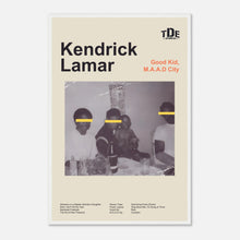 Load image into Gallery viewer, Kendrick Lamar - Good Kid, M.A.A.D City - Framed Poster - Bondi Records