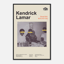 Load image into Gallery viewer, Kendrick Lamar - Good Kid, M.A.A.D City - Framed Poster - Bondi Records
