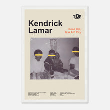 Load image into Gallery viewer, Kendrick Lamar - Good Kid, M.A.A.D City - Framed Poster - Bondi Records
