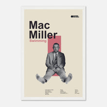Load image into Gallery viewer, Mac Miller - Swimming - Framed Poster - Bondi Records