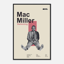 Load image into Gallery viewer, Mac Miller - Swimming - Framed Poster - Bondi Records