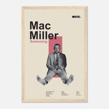 Load image into Gallery viewer, Mac Miller - Swimming - Framed Poster - Bondi Records