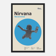 Load image into Gallery viewer, Nirvana - Nevermind - Framed Poster - Bondi Records