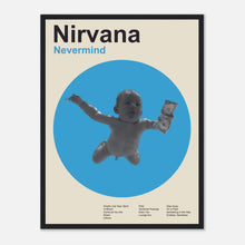 Load image into Gallery viewer, Nirvana - Nevermind - Framed Poster - Bondi Records