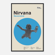 Load image into Gallery viewer, Nirvana - Nevermind - Framed Poster - Bondi Records