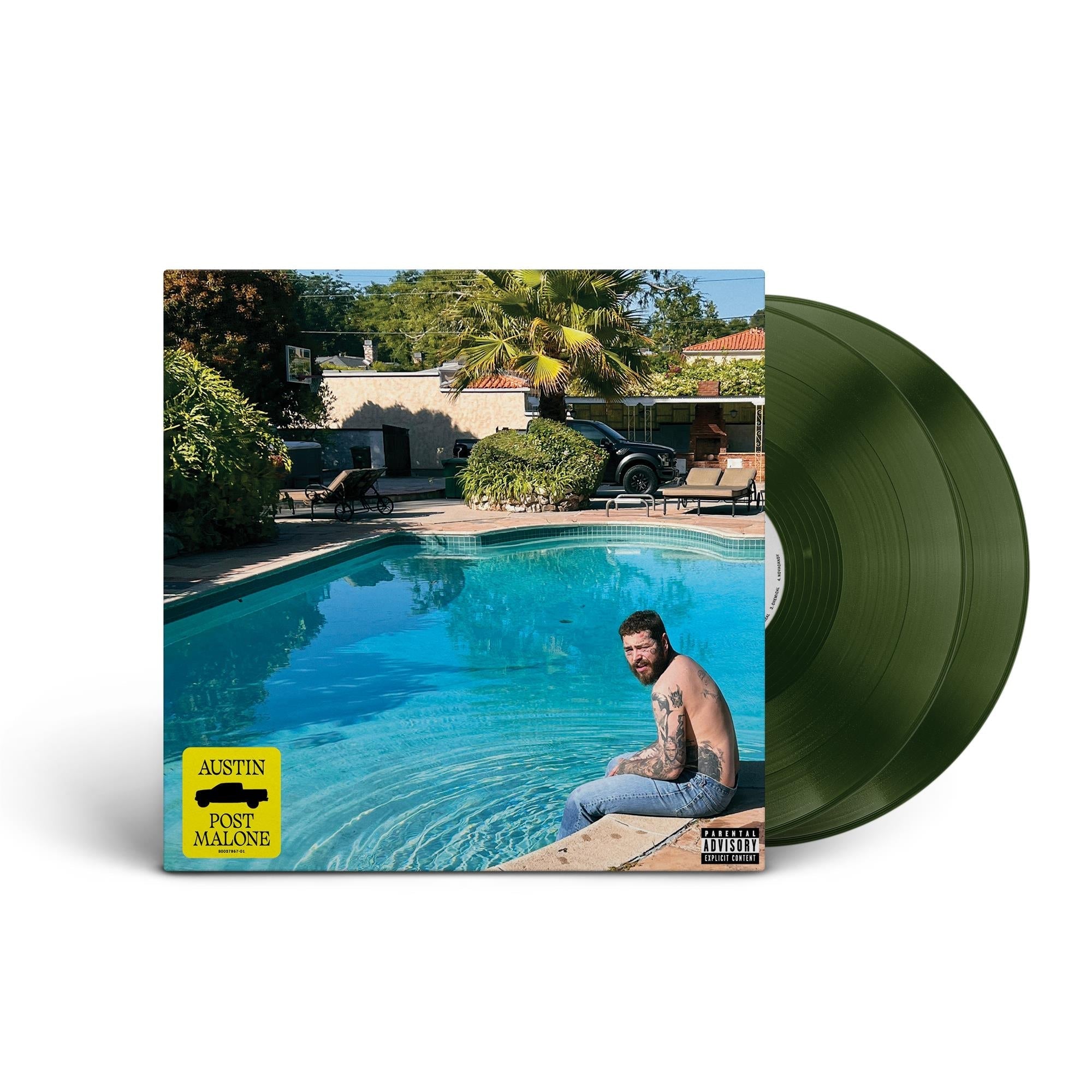 Post Malone – Austin, 2x Forest Green Vinyl LP