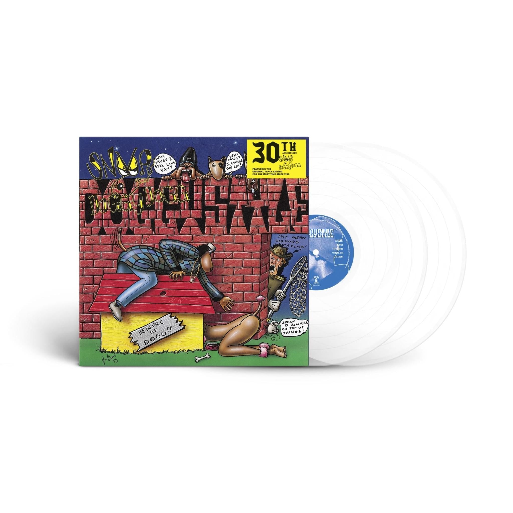 Snoop Doggy Dogg Doggystyle 30th Anniversary Clear Vinyl LP Record Bondi Records