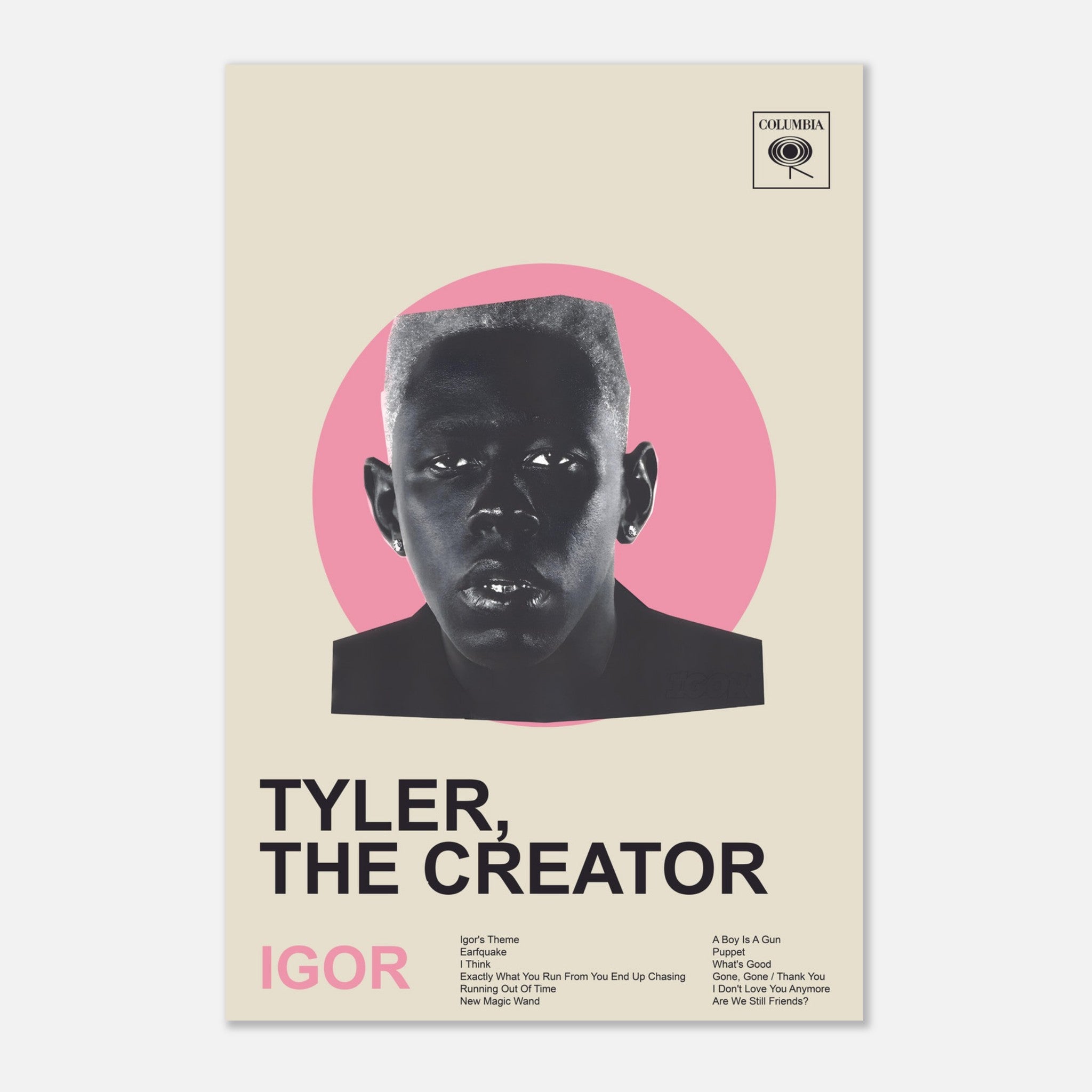 IGOR IGOR's Theme, Tyler the creator, Vintage poster art, Poster wall  art