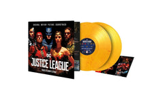 Load image into Gallery viewer, Various Artists - Justice League Soundtrack - Flaming Vinyl LP Record - Bondi Records