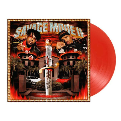 21 Savage & Metro Boomin ‎– Savage Mode II - Translucent Red Vinyl LP Record - Bondi Records