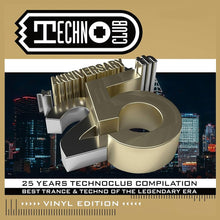 Load image into Gallery viewer, Various Artists - 25 Years Technoclub Compilation Vol 1 - Silver &amp; Gold Vinyl LP Record
