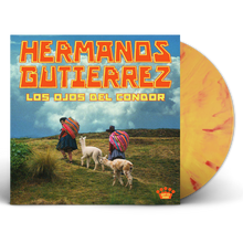 Load image into Gallery viewer, Hermanos Gutiérrez - Los Ojos del Condor - Indie Exclusive Solar Flare Vinyl LP Record
