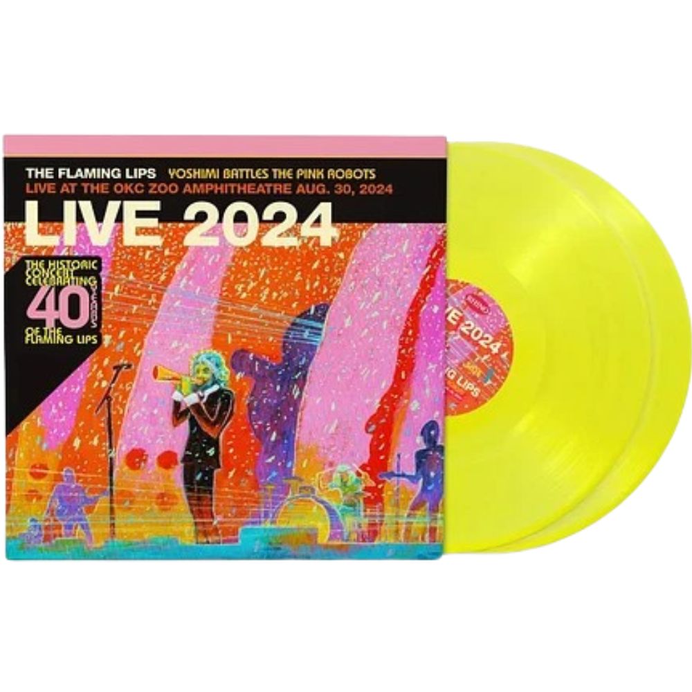 Flaming Lips - Yoshimi Battles The Pink Robot - RSD Black Friday 2025 Highlighter Yellow Vinyl LP Record