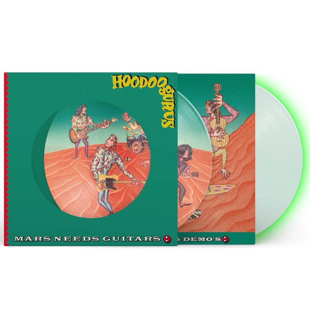 Hoodoo Gurus - Mars Needs Guitars - Glow Vinyl LP Record