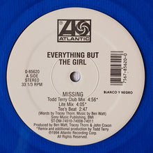 Load image into Gallery viewer, Everything But The Girl - Missing (The Bootleg Mixes) - Blue 12" Vinyl Record
