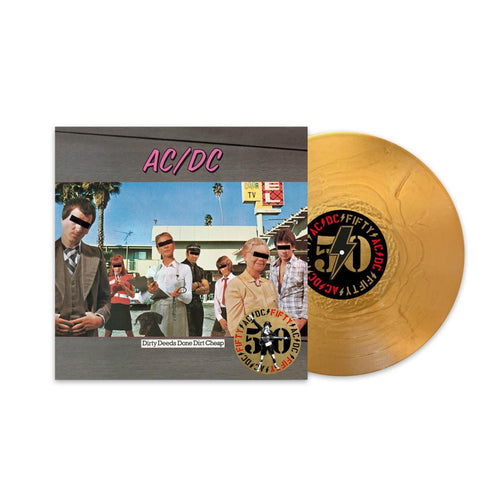 AC/DC - Dirty Deeds Done Dirt Cheap - Gold Vinyl LP Record - Bondi Records
