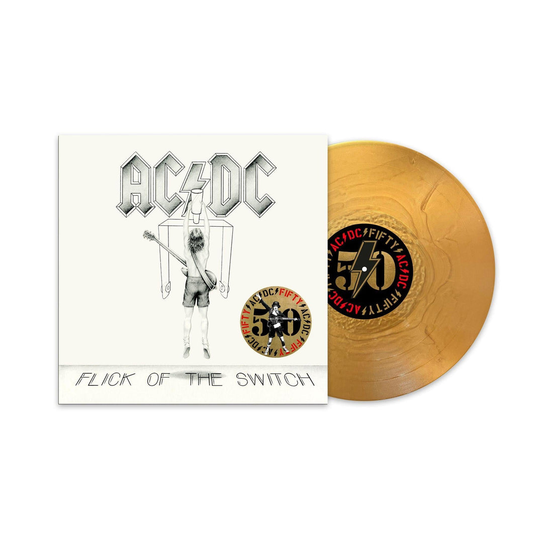 AC/DC - Flick Of The Switch - Gold Vinyl LP Record - Bondi Records