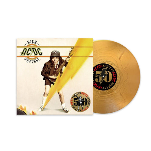 AC/DC - High Voltage - Gold Vinyl LP Record - Bondi Records
