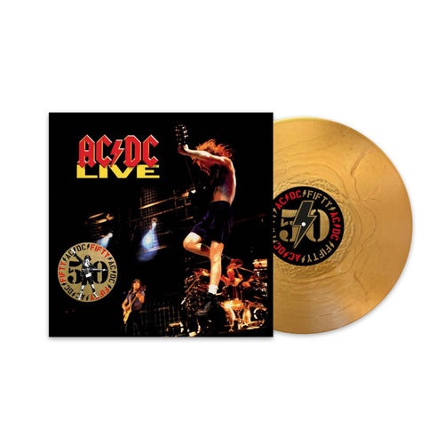 AC/DC - LIVE - Gold Vinyl LP Record - Bondi Records