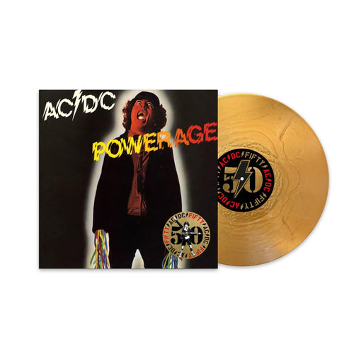 AC/DC - Powerage - Gold Vinyl LP Record - Bondi Records