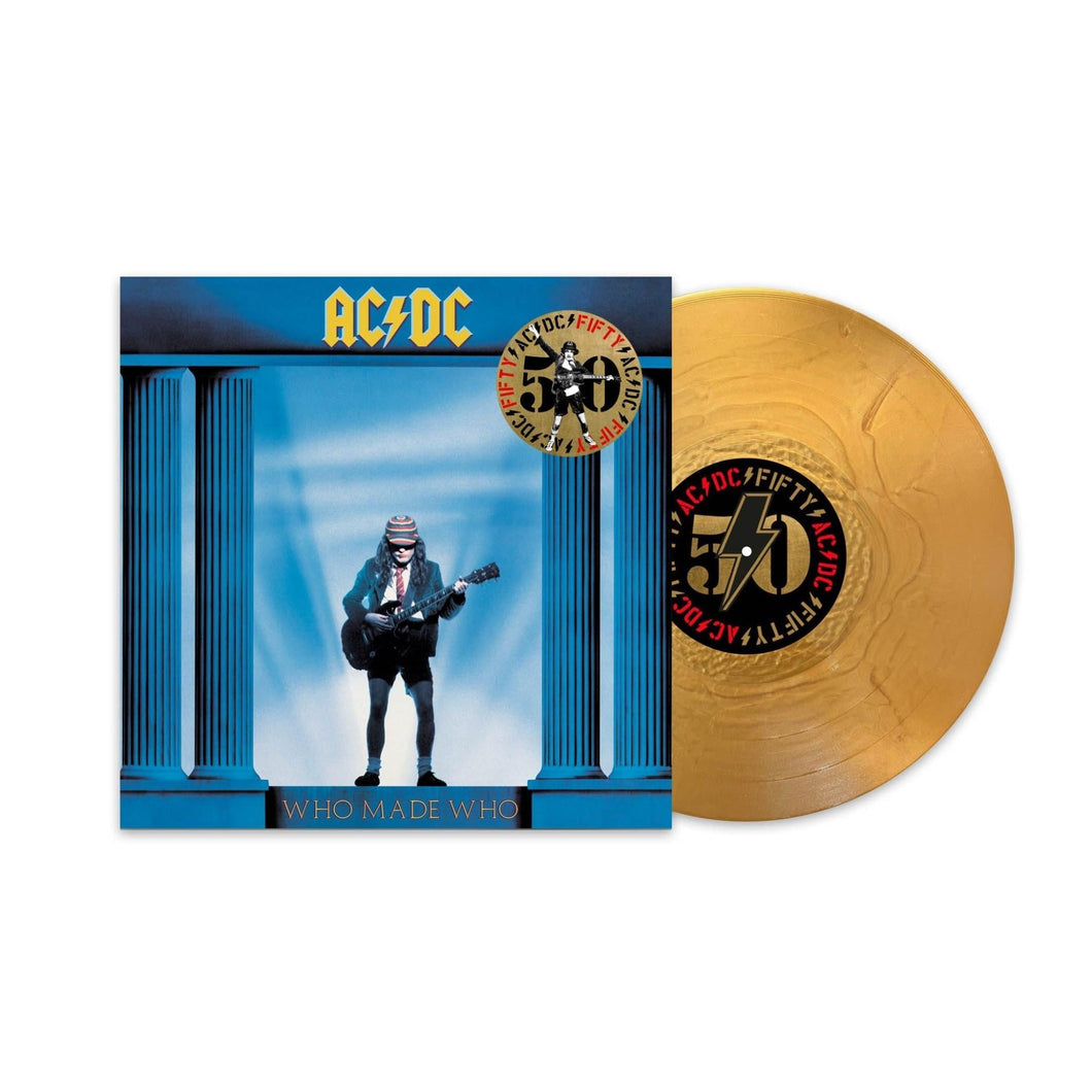 AC/DC - Who Made Who - Gold Vinyl LP Record - Bondi Records