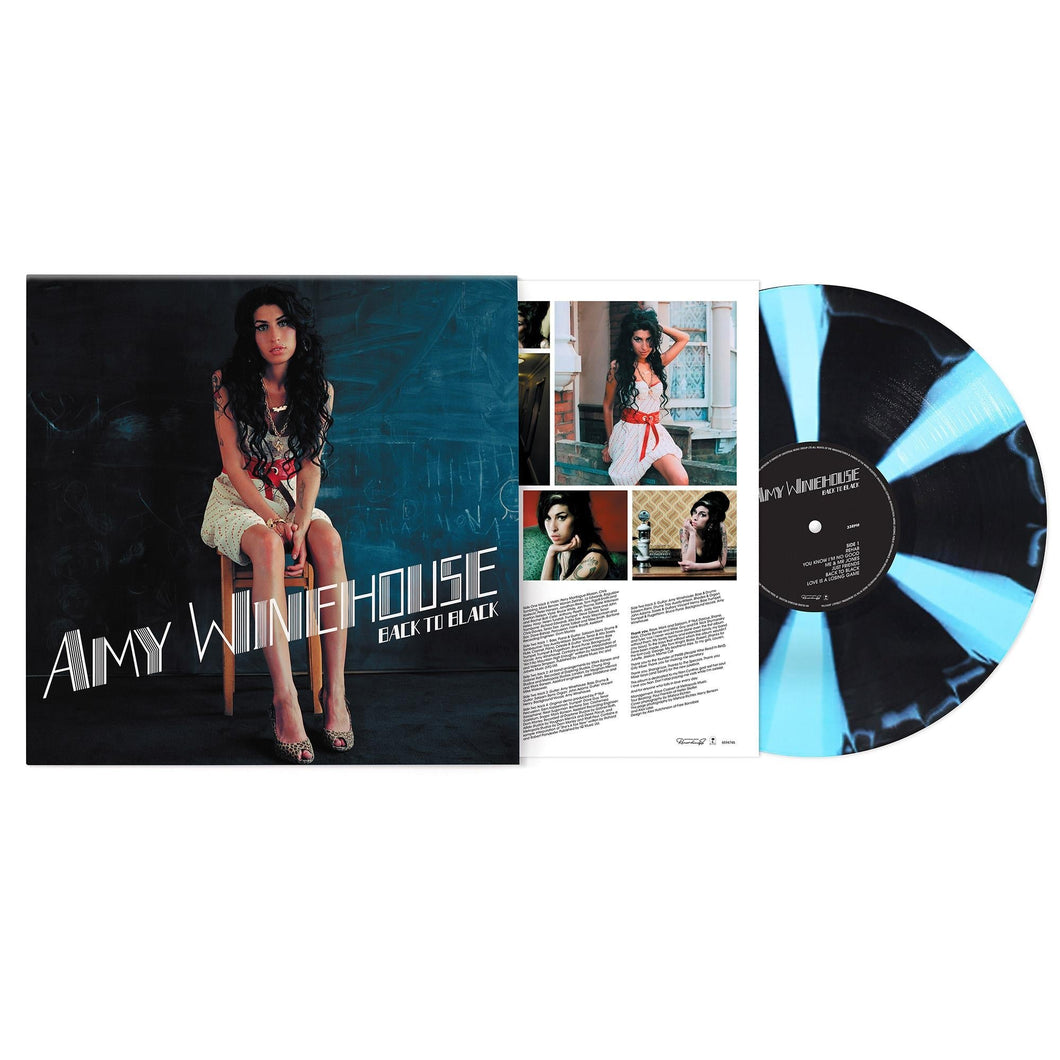 Amy Winehouse - Back To Black - Black & Blue Vinyl LP Record - Bondi Records