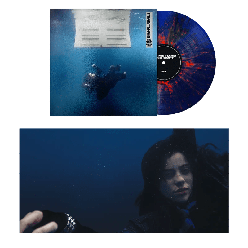 Billie Eilish - Hit Me Hard And Soft - Anniversary Dark Blue & Orange Splatter Vinyl LP Record - Bondi Records