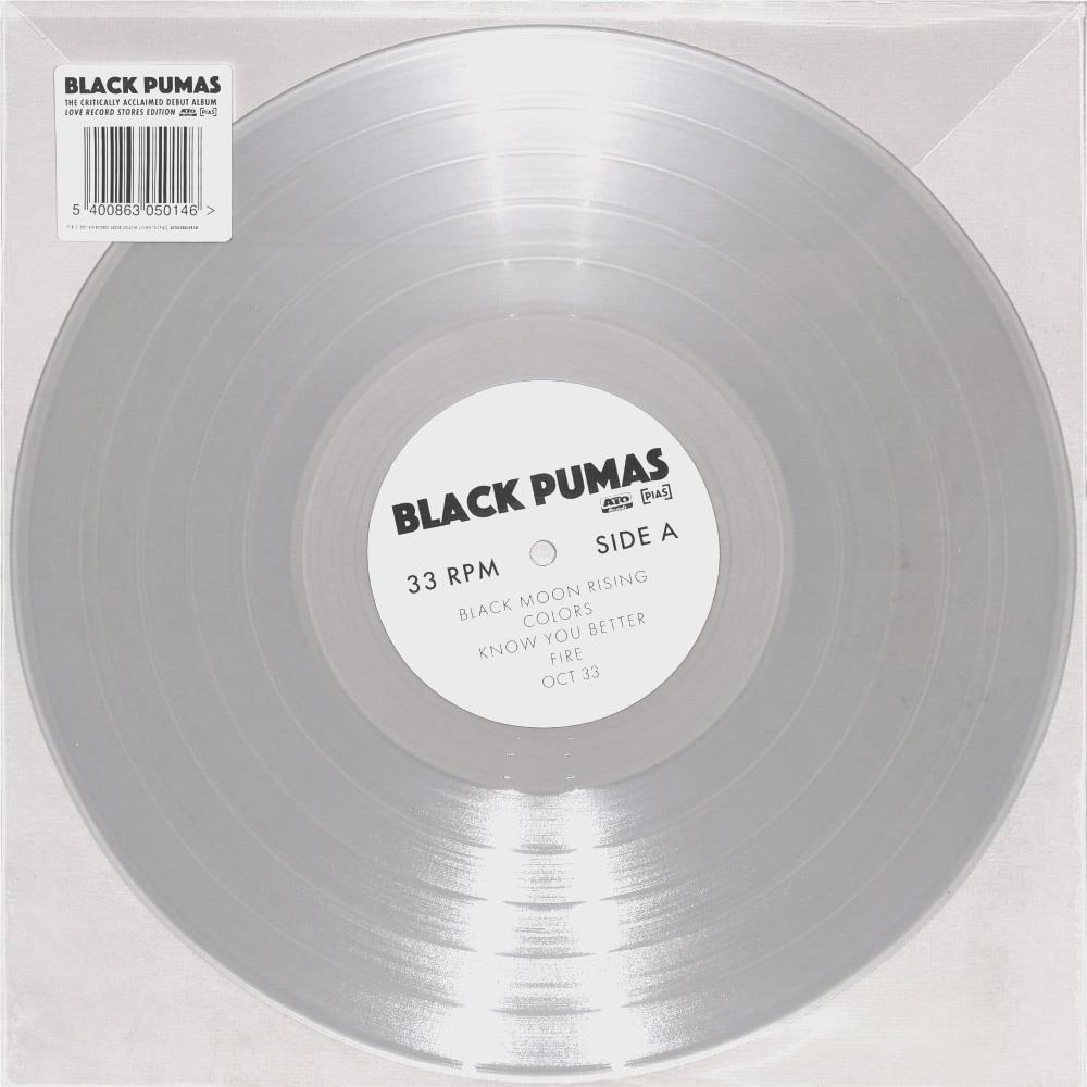 Black Pumas - Black Pumas - Love Record Stores Clear Vinyl LP Record - Bondi Records