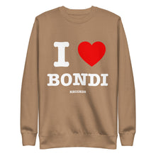 Load image into Gallery viewer, Bondi Records – I Love Bondi – Dark Sweatshirt - Bondi Records
