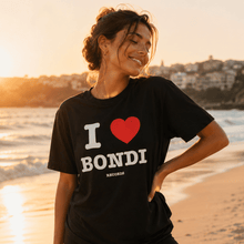 Load image into Gallery viewer, Bondi Records – I Love Bondi – Dark T-Shirt - Bondi Records
