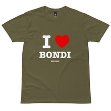 Load image into Gallery viewer, Bondi Records – I Love Bondi – Dark T-Shirt - Bondi Records
