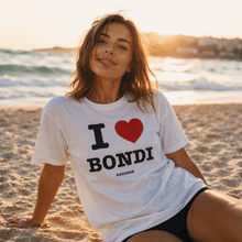 Load image into Gallery viewer, Bondi Records – I Love Bondi – Light T-Shirt - Bondi Records

