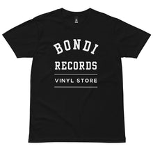 Load image into Gallery viewer, Bondi Records men&#39;s college t-shirt - dark - Bondi Records
