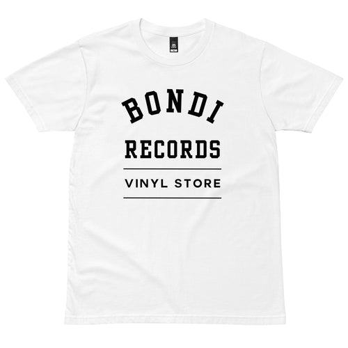 Bondi Records men's college t-shirt - light - Bondi Records