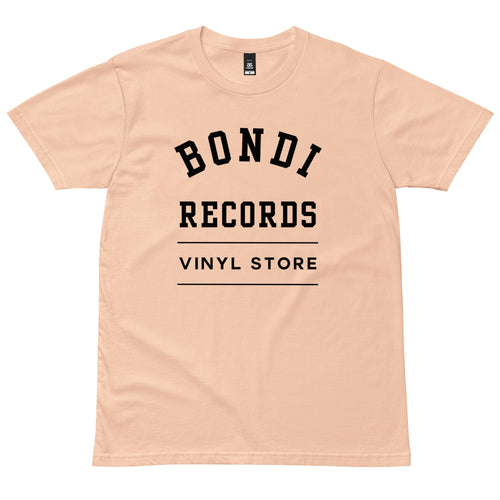 Bondi Records men's college t-shirt - light - Bondi Records