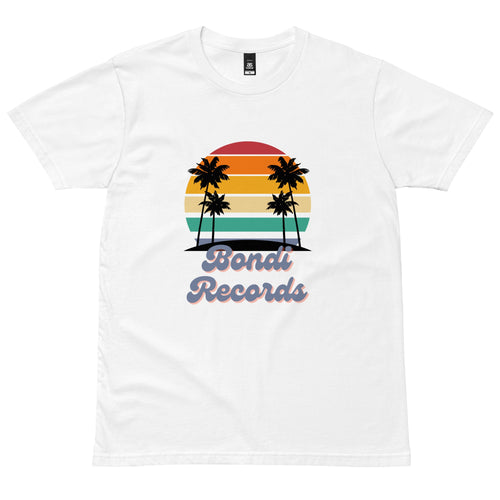 Bondi Records men's retro beach t-shirt - light - Bondi Records