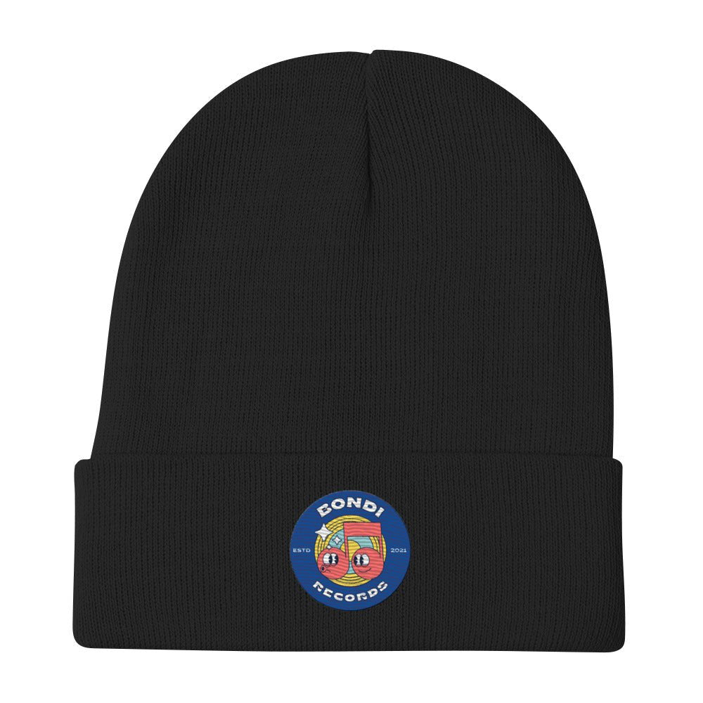 Bondi Records retro doodle beanie - Bondi Records