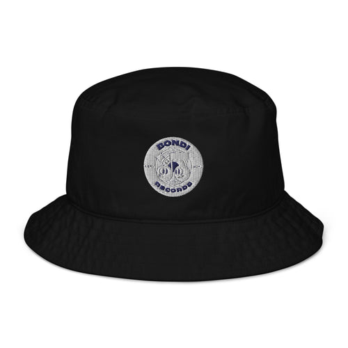 Bondi Records retro doodle mono bucket hat - Bondi Records