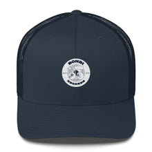 Load image into Gallery viewer, Bondi Records retro doodle mono trucker cap - Bondi Records
