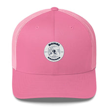 Load image into Gallery viewer, Bondi Records retro doodle mono trucker cap - Bondi Records
