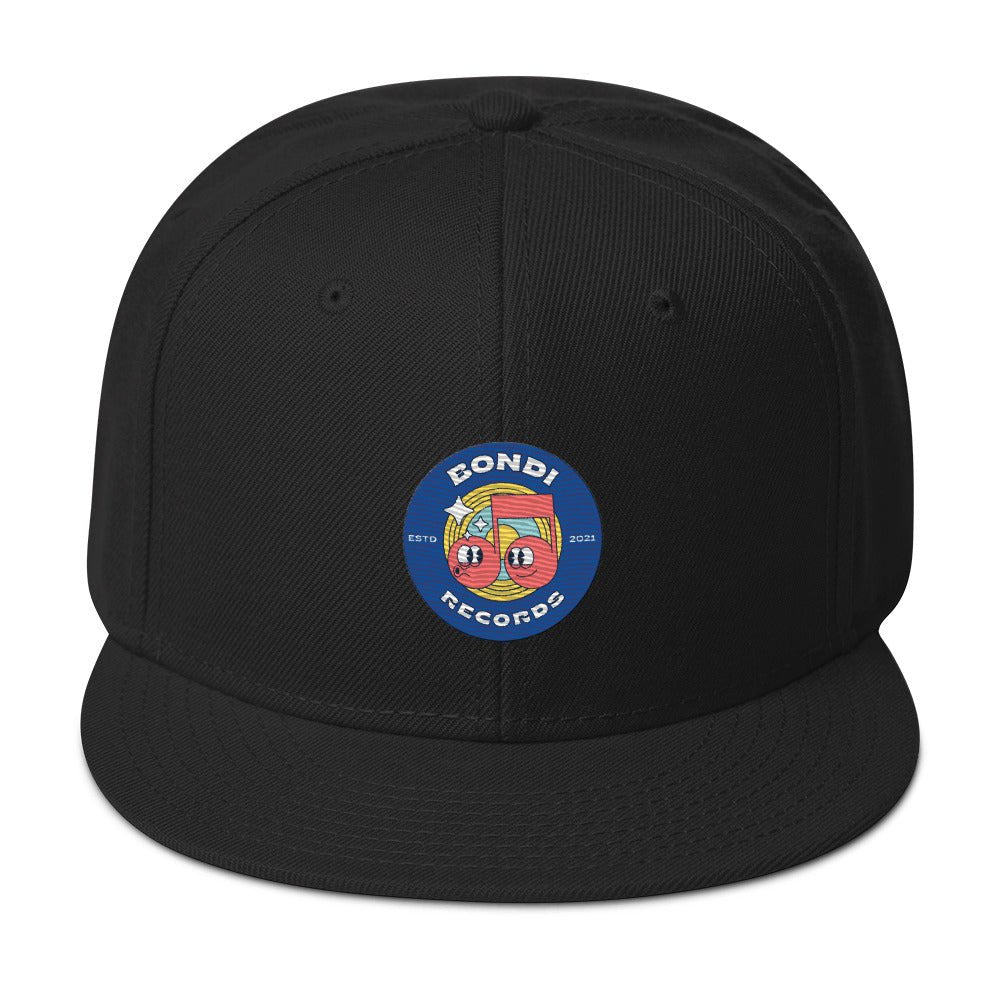 Bondi Records retro doodle snapback cap - Bondi Records