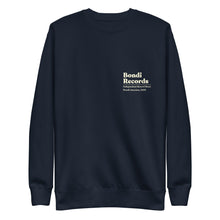 Load image into Gallery viewer, Bondi Records – The Music Sounds Better With You – Dark Sweatshirt - Bondi Records
