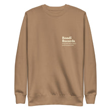 Load image into Gallery viewer, Bondi Records – The Music Sounds Better With You – Dark Sweatshirt - Bondi Records
