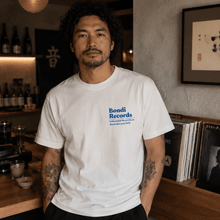 Load image into Gallery viewer, Bondi Records – The Music Sounds Better With You – Light T-Shirt - Bondi Records
