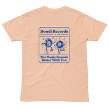 Load image into Gallery viewer, Bondi Records – The Music Sounds Better With You – Light T-Shirt - Bondi Records
